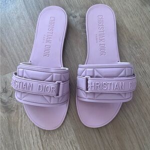 Designer Like Women's Pink Slide Sandals
